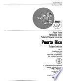1977 Economic Censuses of Outlying Areas: Puerto Rico, subject statistics, 2 pts