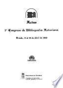 1er Congreso de Bibliografía Asturiana