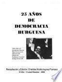 25 años de democracia burguesa