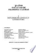25 años: Estudios de lengua y literatura colaboran, Acillona, Mercedes ... [et al.] ; edici on a cargo de Roberto Pérez