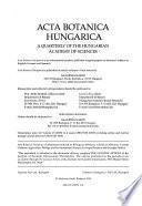 Acta Botanica Hungarica