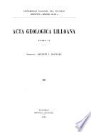 Acta geologica lilloana