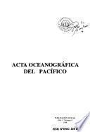 Acta oceanográfica del Pacífico