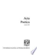 Acta poetica