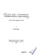 Actas del Congreso Internacional Sanjuanista: Filología