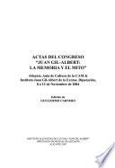 Actas del Congreso Juan Gil-Albert: la memoria y el mito