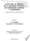 Actas del IX Simposio de la Sociedad Española de Literatura General y Comparada