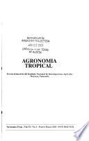 Agronomía tropical