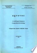 Agrovoc: Indice trilingue
