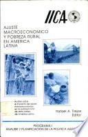 Ajuste Macroeconomico y Pobreza Rural en America Latina