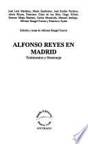 Alfonso Reyes en Madrid