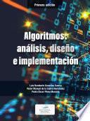 Algoritmos: análisis, diseño e implementación