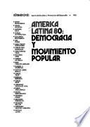 América Latina 80, democracia y movimiento popular