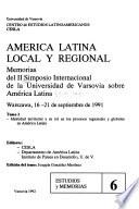 América Latina local y regional: Identidad territorial y su rol en los procesos regionales y globales en América Latina