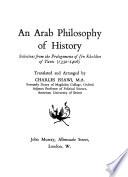 An Arab Philosophy of History