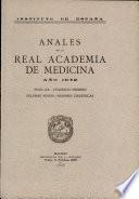 Anales de la Real Academia de Medicina - 1942 - Tomo LIX - Cuaderno 1
