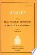 Anales de la Real Academia Matritense de Heraldica y Genealogia IV (1996-1997)