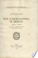 Anales de la Real Academia Nacional de Medicina - 1947 - Tomo LXIV - Cuaderno 2