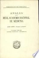 Anales de la Real Academia Nacional de Medicina - 1957 - Tomo LXXIV - Cuaderno 3