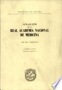 Anales de la Real Academia Nacional de Medicina - 1980 - Tomo XCVII - Cuaderno 4