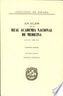 Anales De La Real Academia Nacional De Medicine