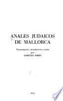 Anales judaicos de Mallorca