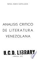 Análisis crítico de literatura venezolana