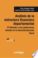 Análisis de la estructura financiera departamental