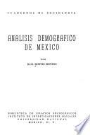 Análisis demográfico de México