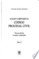 Análisis y comentarios al Código procesal civil