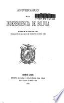 Aniversario de la independencia de Bolivia