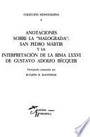 Anotaciones sobre la malograda, San Pedro Mártir y la interpretación de la Rima LXXVI de Gustavo Adolfo Bécquer