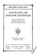 Antología de ensayos españoles