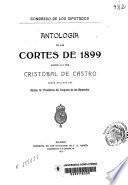 Antología de las Cortes de 1899