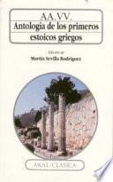 Antología de los primeros estoicos griegos