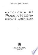 Antología de poesía negra hispano americana