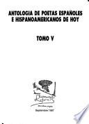Antología de poetas españoles e hispanoamericanos de hoy