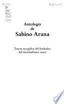 Antología de Sabino Arana