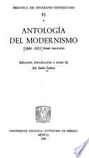 Antología del modernismo (1884-1921)