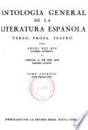 Antología general de la literatura española