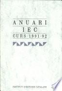 Anuari IEC : curs 1991-1992
