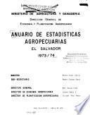 Anuario de estadísticas agropecuarias