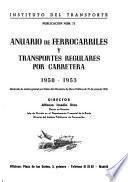 Anuario de ferrocarriles y transportes regulares por carretera
