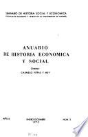 Anuario de historia economica y social