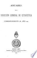 Anuario de la Dirección General de Estadística