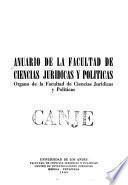 Anuario de la Facultad de Ciencias Jurídicas y Políticas