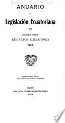 Anuario de legislación ecuatoriana correspondiente