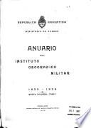 Anuario del Instituto Geográfico Militar de la República Argentina