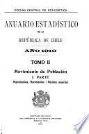 Anuario estadístico de la República de Chile