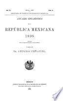 Anuario Estadístico de la República Mexicana 1898